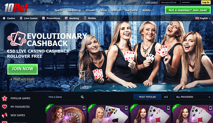 10Bet Casino Review - Games, Bonuses, Payment Methods
