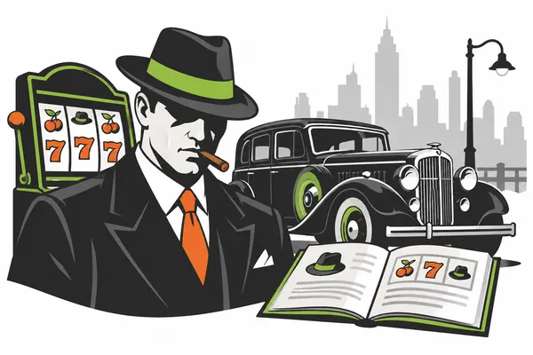 Mafia Slots themed illustration
