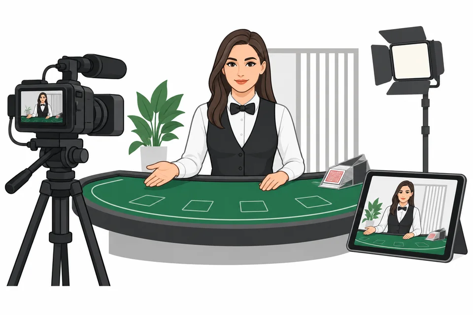Live dealer guide illustration