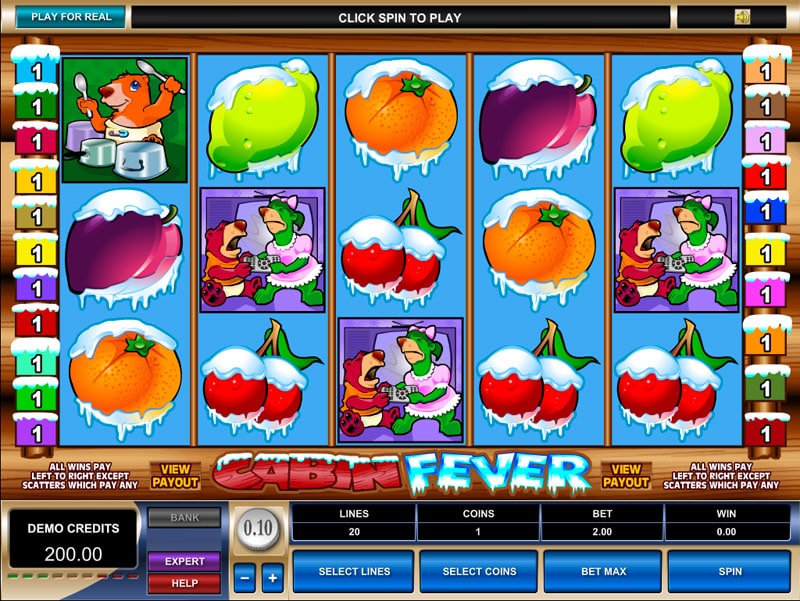 Play Cabin Fever Slot By Microgaming