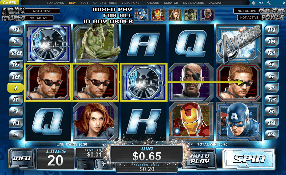 Avengers-Slot-Machine-Game