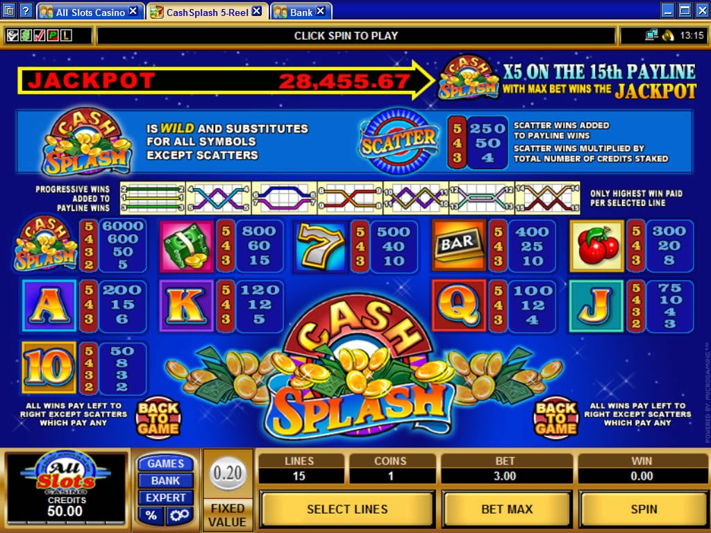 cash-splash-symbols
