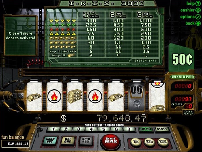 Iris 3000 Progressive Jackpot