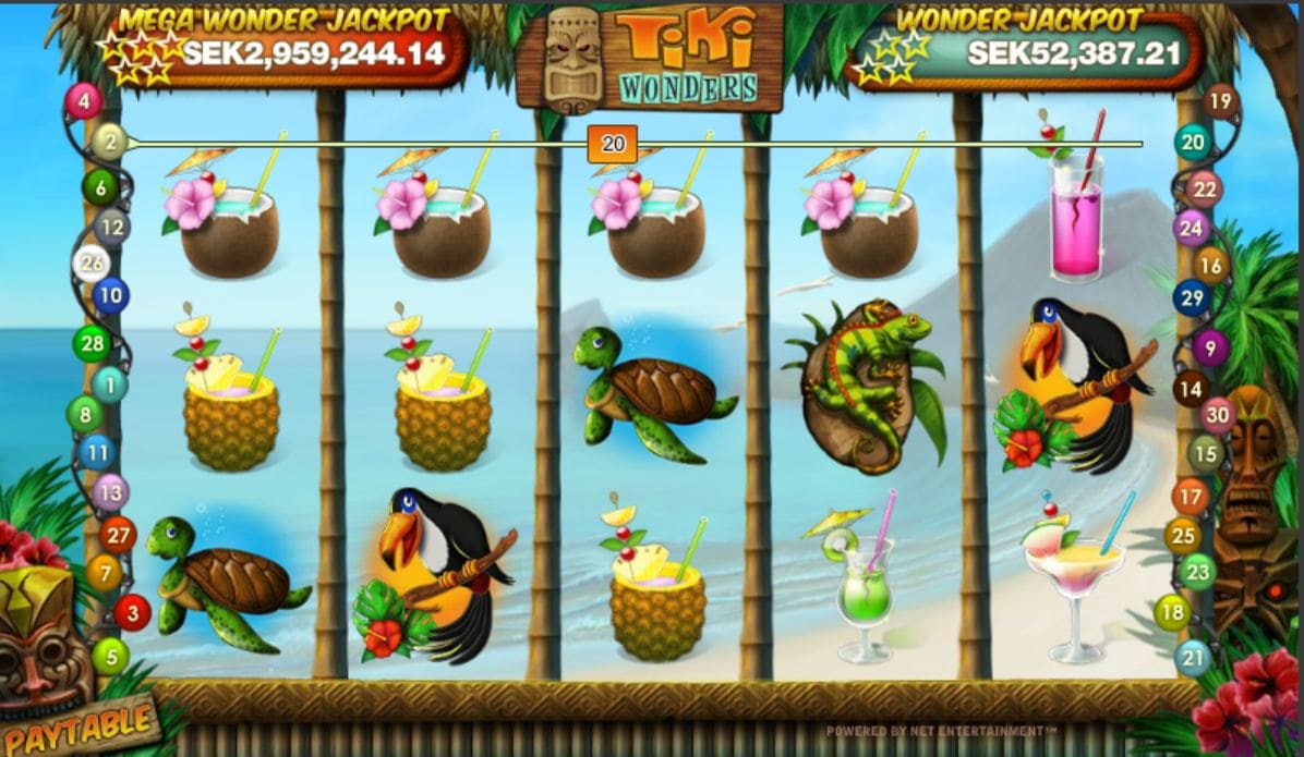 Tiki Wonders Progressive Jackpot