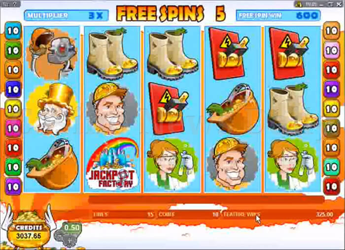 jackpot factory slot microgaming
