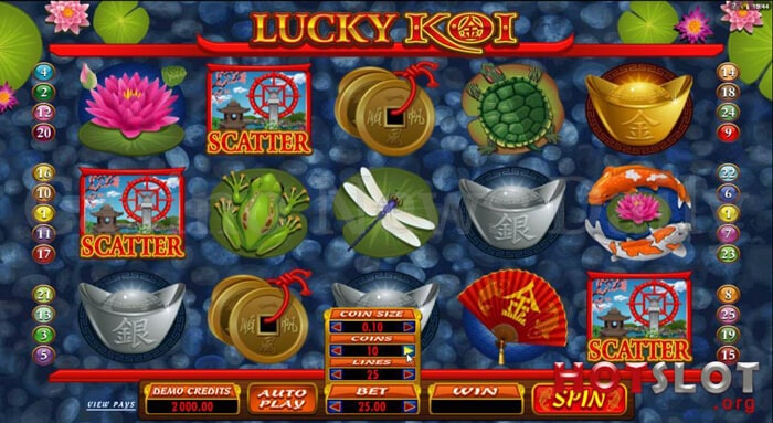 Lucky Koi Slot microgaming
