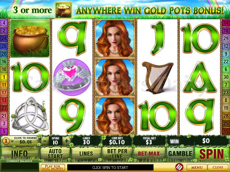 Irish Luck Progressive Slot playtech