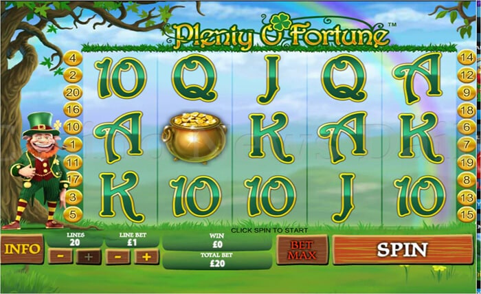 Plenty O Fortune Slot playtech