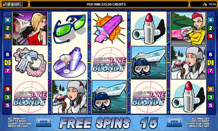Agent Jane Blonde Slot microgaming
