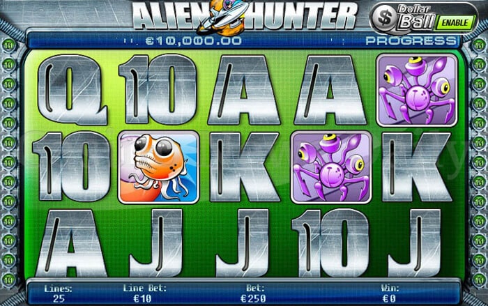 Alien Hunter Slot playtech
