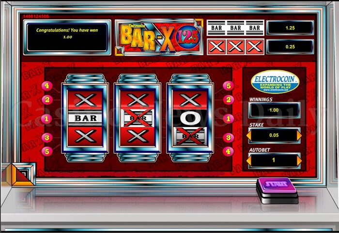Bar-X Bonus Ladder Slot igt