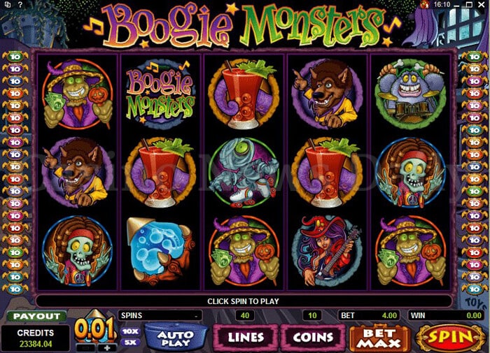 Boogie Monsters Slot microgaming