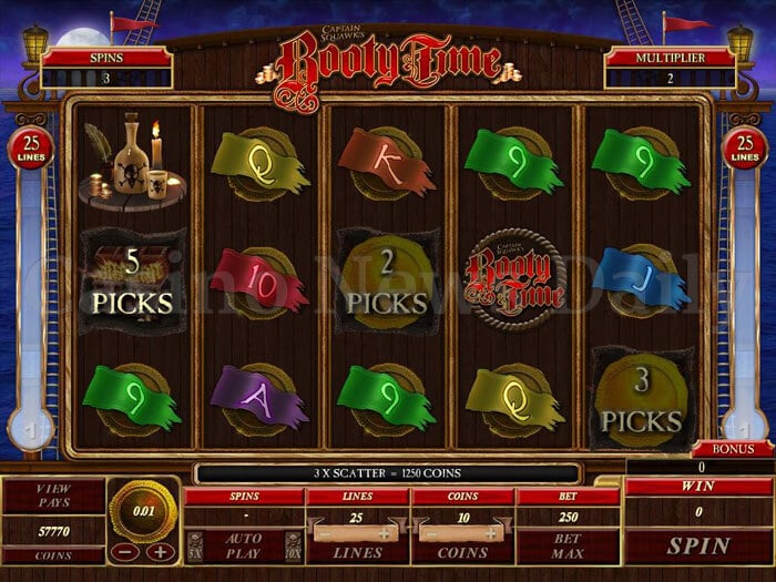Booty Time Slot microgaming