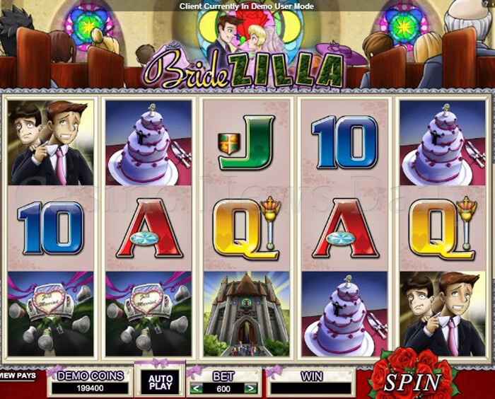 BrideZilla Slot microgaming
