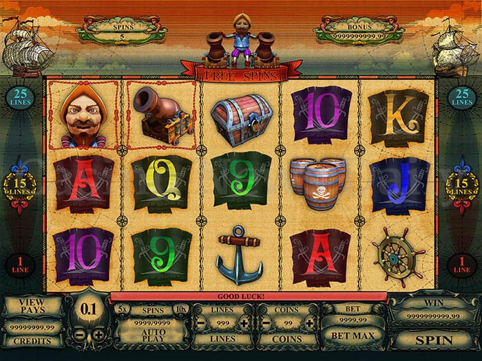 Cannonball Bay Slot microgaming