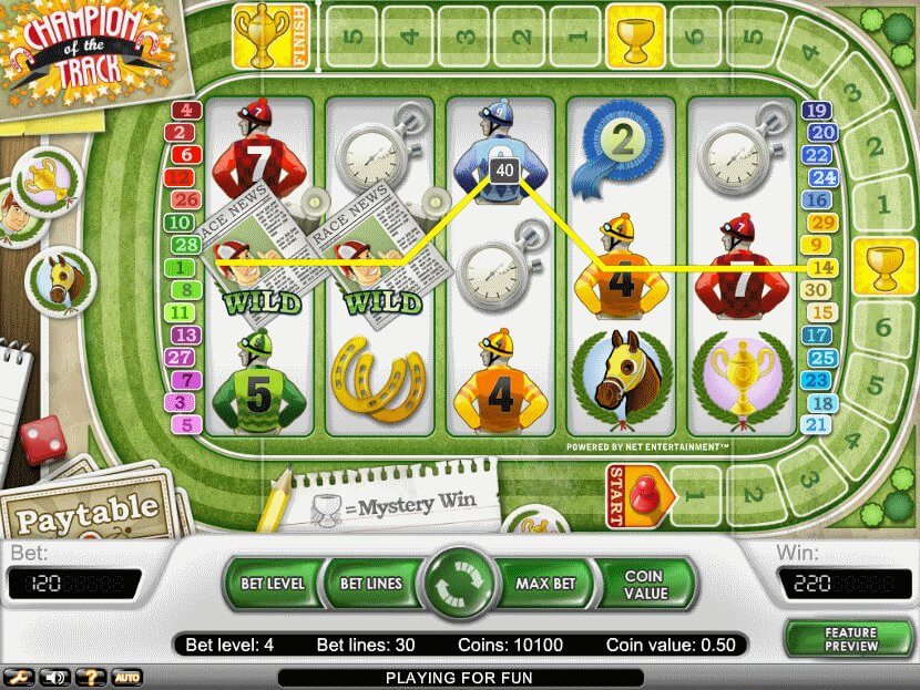 Champion of the Track Online Slot