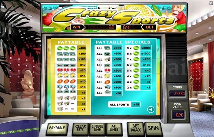 Crazy Sports Slot netent