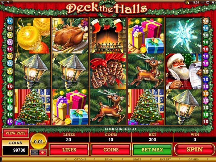 Deck the Halls Online Slot microgaming