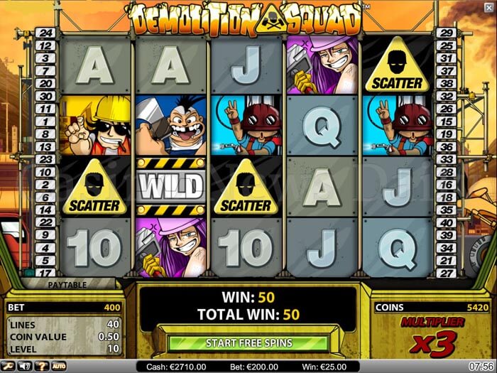 Demolition Squad Slot netent