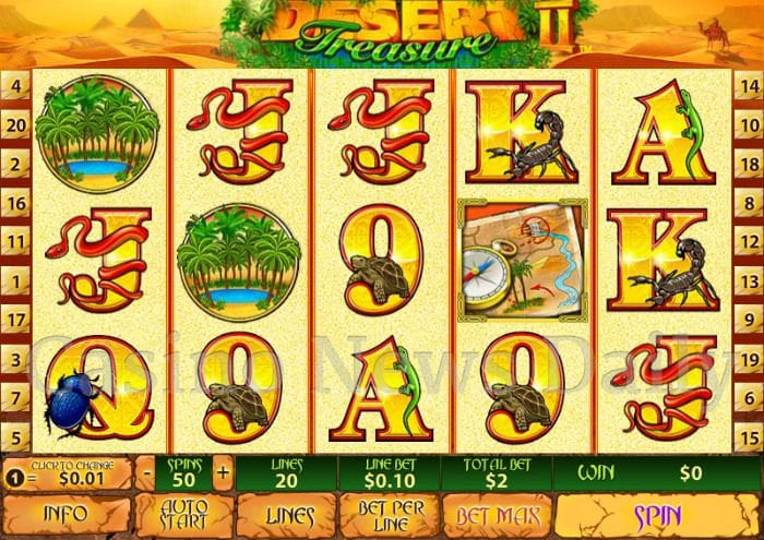 Desert Treasure II Online Slot