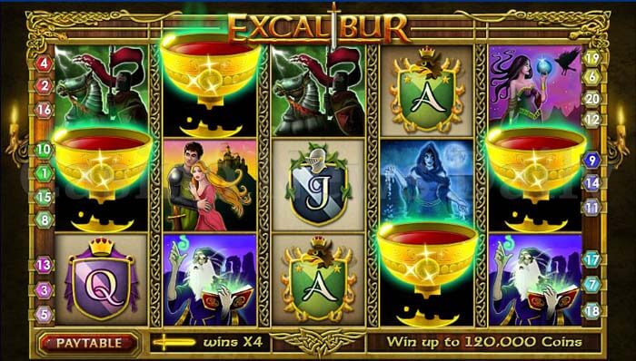 Excalibur Slot netent