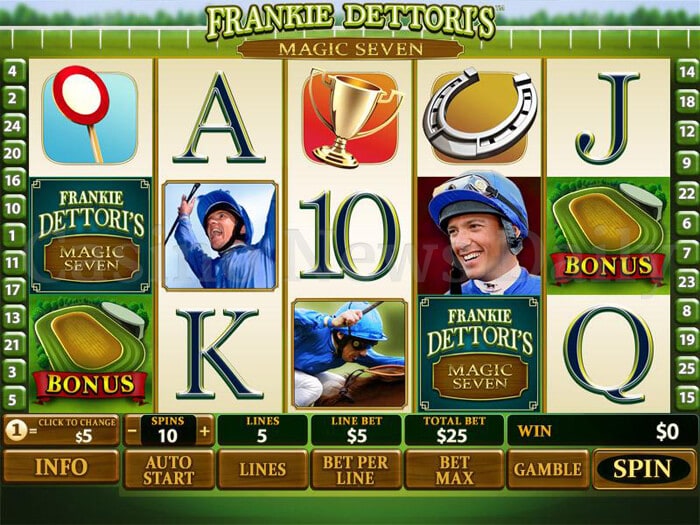 Frankie Dettori's Magic Seven Online Slot playtech