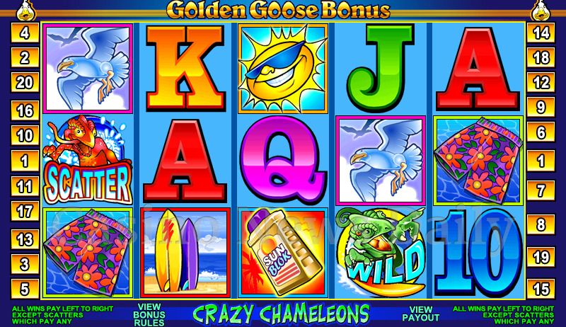Golden Goose Crazy Chameleons Online Slot