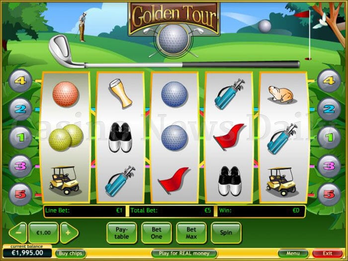 Golden Tour Slot playtech
