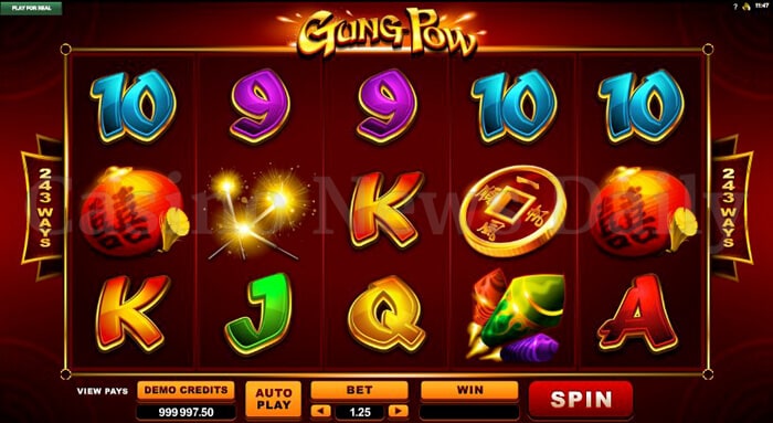 Slots gratuitos sem download e sem cadastro Gung Pow