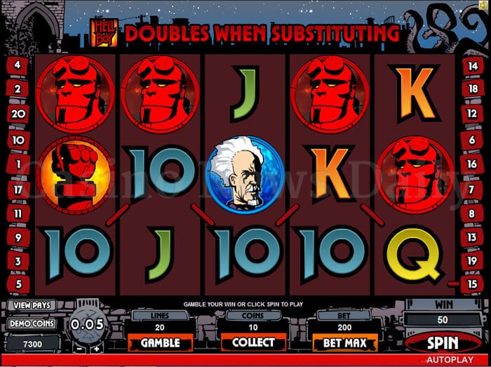 Hellboy Slot microgaming