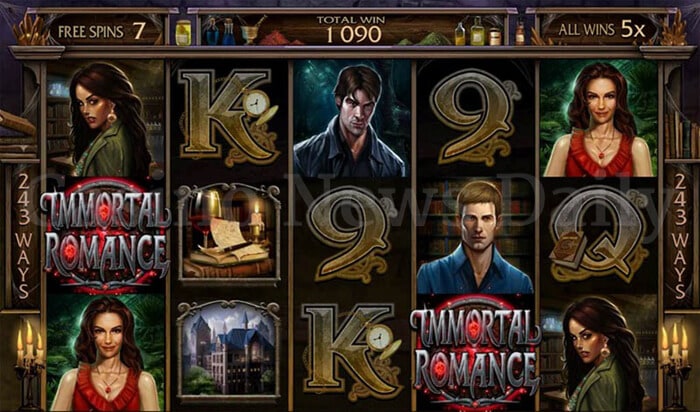 Immortal Romance Slot microgaming