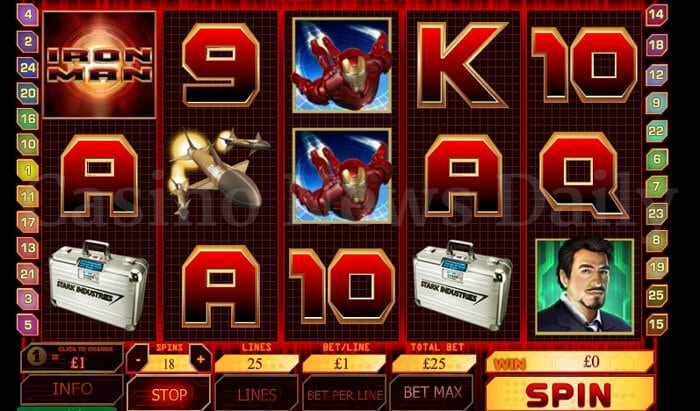 Iron Man Slot playtech