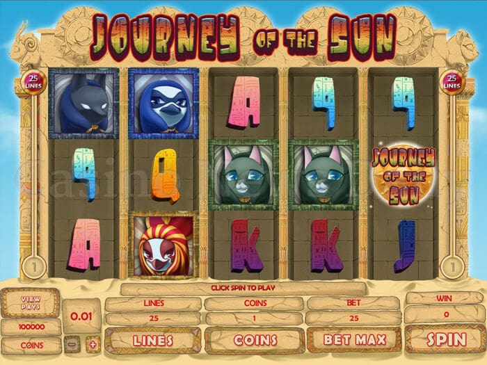Journey of the Sun Slot microgaming