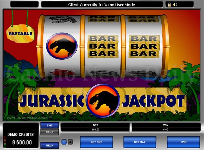 Jurassic Jackpot Slot microgaming