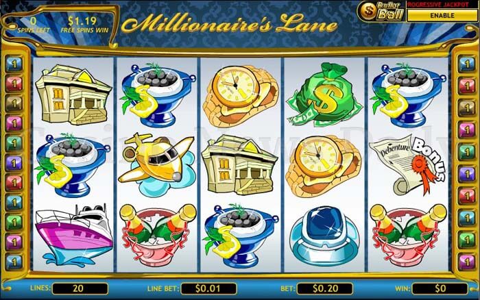 Millionaire's Lane playtech