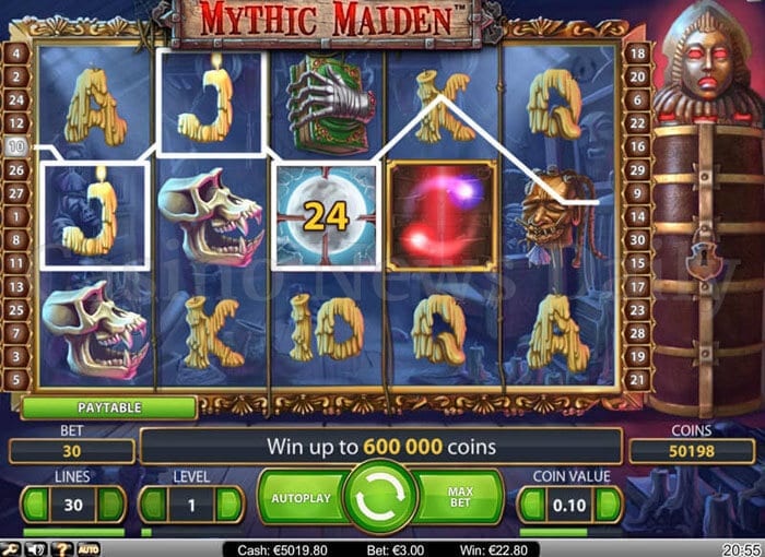 Mythic Maiden netent