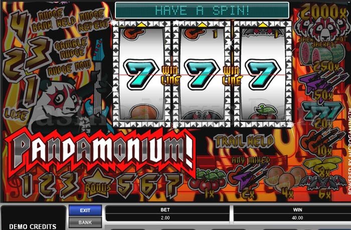 Pandamonium Slot microgaming