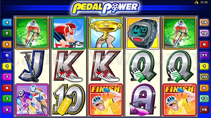 Pedal Power Slot microgaming