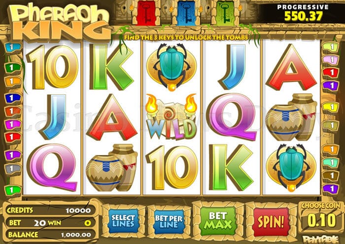 Pharaoh King Slot betsoft
