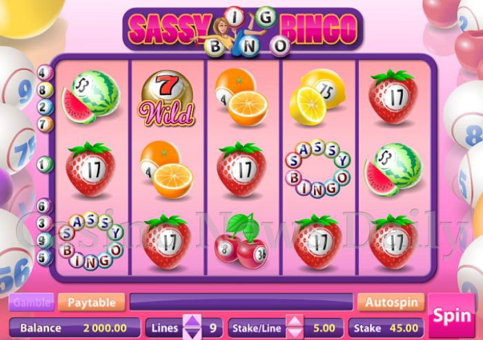 Sassy Bingo Online Slot