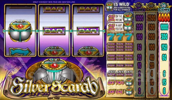 Silver Scarab Online Slot