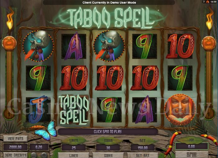 Taboo Spell Online Slot