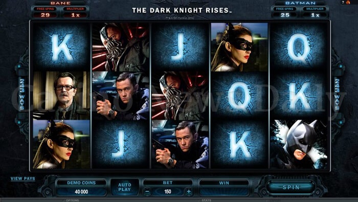 The Dark Knight Rises Online Slot