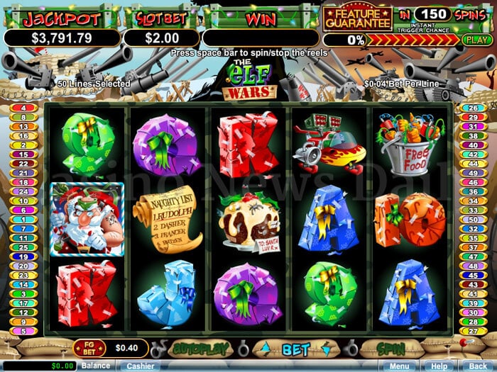 The Elf Wars Online Slot rtg