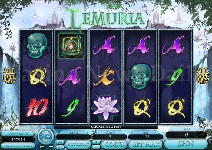 The Forgotten Land of Lemuria Slot microgaming