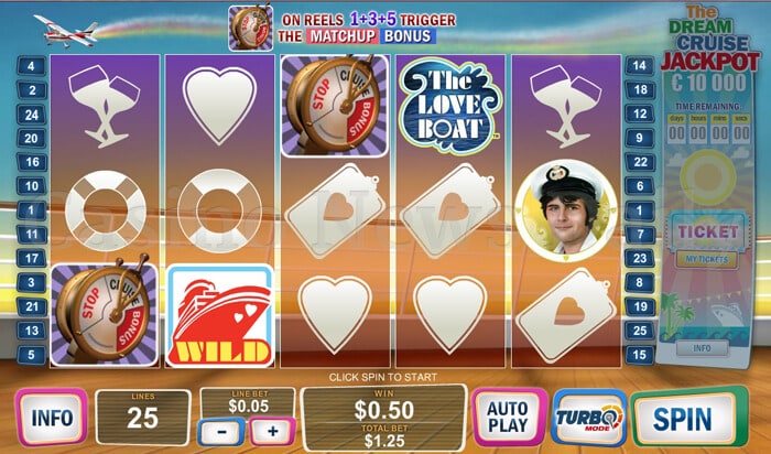 The Love Boat Slot playtech