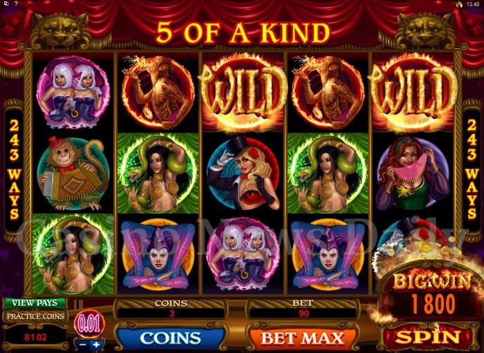 The Twisted Circus Online Slot