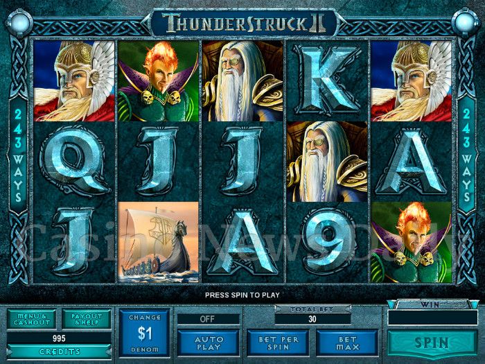 Thunderstruck II Online Slot