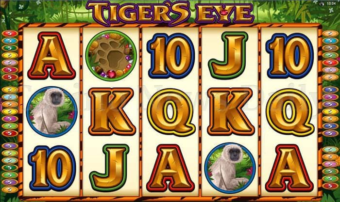 Tiger's Eye Slot microgaming