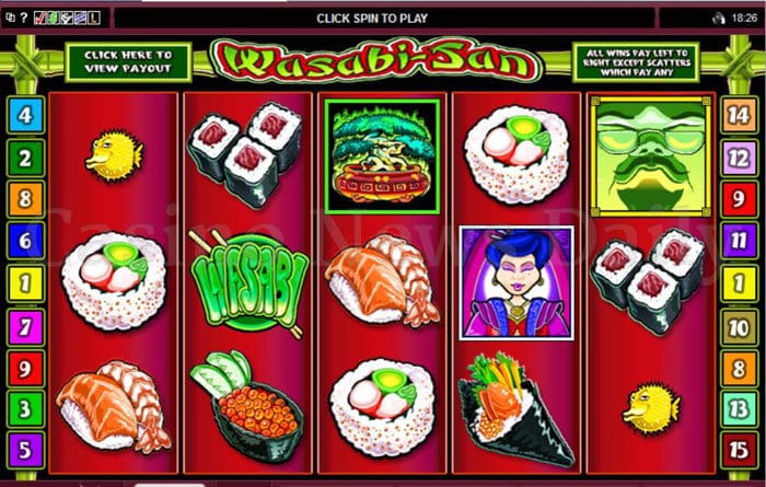 Wasabi-San Slot microgaming